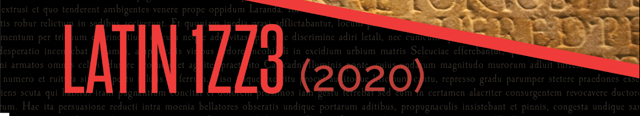 LATIN 1ZZ3: Latin II (W2020, C. Eilers)